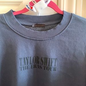 Eras tour Taylor Swift blue crewneck- NWT